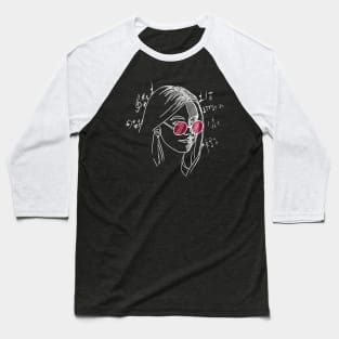 Music girl Baseball T-Shirt